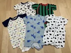 西松屋　ベビー　半袖　ロンパース　60〜70サイズ　5点セット