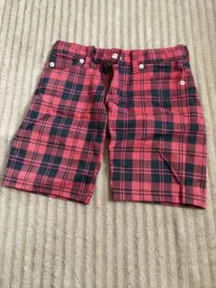 Chubby Gang Rocks チェック柄ハーフパンツ Wサイズ