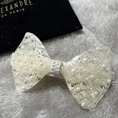 アレクサンドルドゥパリ Alexandre de Paris リボン バレッタ