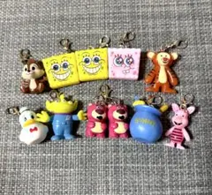 めじるし アクセサリー チャーム まとめ売り スポンジボブ トイストーリーのサムネイル