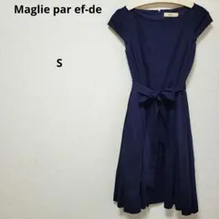 Maglie par ef-de ノースリーブワンピース リボン付き Sサイズのサムネイル