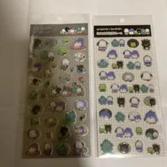 正規品　にしむらゆうじ　ハピダンブイ　キラフチ樹脂盛りシール　2枚　サンリオ