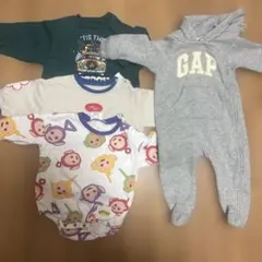 まとめ売り　ロンパース4点　70-80