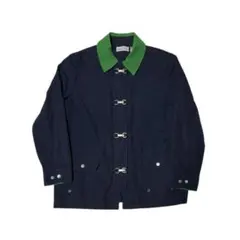 バイカラーファイヤーマンシャツ　ネイビー　vintage古着　sullen