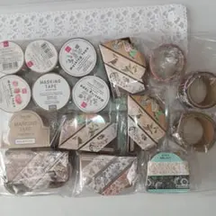 マスキングテープセット 多様なデザイン17個⑨