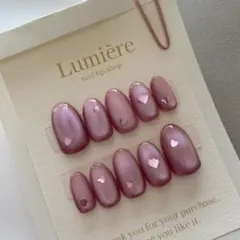 ネイルチップ/マグネットネイル/ハートネイル