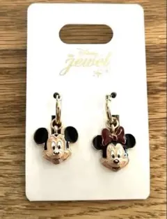 海外限定】ディズニー バウブルバー ピアス ミッキー&ミニー 新品 