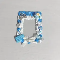 硬質ケースデコ ホイップデコ 水色