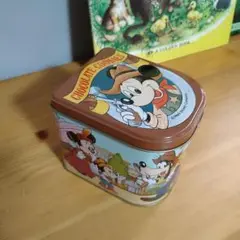 東京ディズニーランド 　菓子缶　空缶　1993年 　レトロ