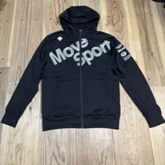 MOVE SPORT ムーブスポーツ スウェット フルジップパーカー Mデサント
