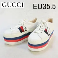 ✨美品✨GUCCI グッチ シェリーライン厚底スニーカー 35.5 23cm相当のサムネイル