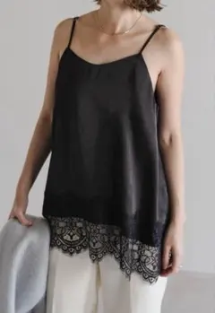 【新品】(レースB)BONJOUR SAGAN レーストリムキャミソール