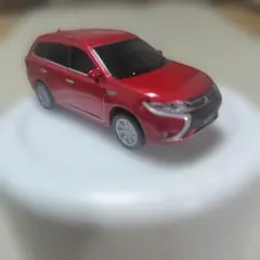 三菱ディーラー アウトランダー PHEV レッド　サンプルミニカー　ブルバック