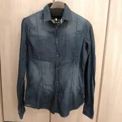 ARMANI　JEANS デニムシャツ 長袖 インディゴ