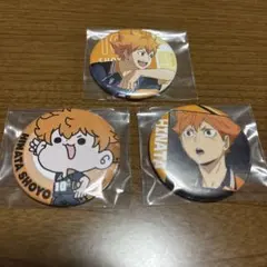 カバー付き】ハイキュー!! 缶バッジ 日向翔陽 影山飛雄 2個セット