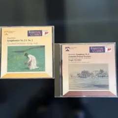 セル指揮　ブラームス 交響曲第2番・第3番・第4番 CD2枚セット