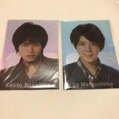 SexyZone 中島健人　松島聡　ミニクリアファイル