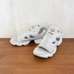 美品　リーボック　ポンプフューリー サンダル 24.0センチ　グレー 1120