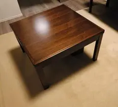 美品　モリシゲ家具 　ダークブラウン センターテーブル