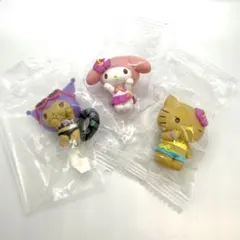 みんなでバカンスフィギュア　ハローキティクロミマイメロディセット