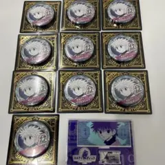 HUNTER×HUNTER キルア＝ゾルディック　バースデー缶バッジ+ジオラマ