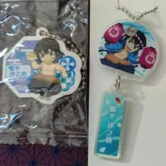 鬼滅の刃　嘴平 伊之助　くら寿司 ラバーチャーム　イオン 風鈴型アクキー