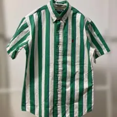【緑タグ】Polo by Ralph Lauren 半袖シャツ L 【80s】