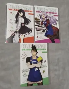 にじさんじ ヴィレバン ポストカード 月ノ美兎 壱百満天原サロメ 花畑チャイカ