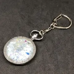 懐中時計風キーホルダー 〜月の輝き〜