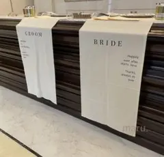 結婚式　受付タペストリー