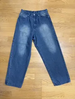Af fortyfour デニムパンツ 韓国ストリート Y2K ヴィンテージ加工 