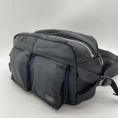 [未使用級]PORTER　タンカー　ボディバッグ　ウエストポーチ　黒 810