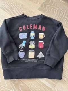 Coleman バックプリントトレーナー 110