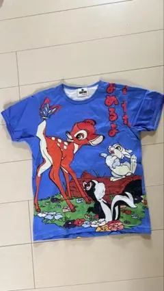 あちゃちゅむ】Disney Bambi ビックT-Shirt チュニック丈 - メルカリ