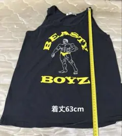 Beasty boyz フロントポーズ タンクトップ