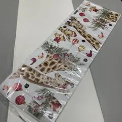 クリスマス ウォールステッカー キリン 動物 壁紙シール はがせる 飾り
