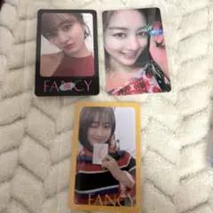 【公式】TWICEジヒョ Fancy トレカ 3枚セット