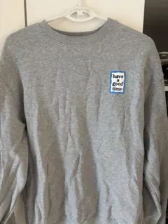 グレー スウェット have a good time