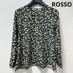 ロッソ　URBAN RESEARCH 花柄プリント　ブラウス　カットソー　長袖