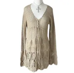 00s fairy grunge 透かし編み カーディガン 平成ギャル y2k