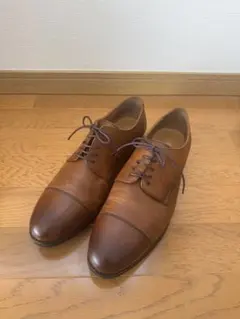 SUIT SELECT メンズ ドレスアップシューズ 革靴 ブラウン