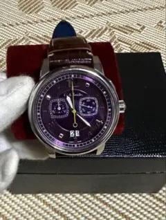 希少✨ポールスミス　スイスコレクション ノッティンガム　クロノグラフ　パープル ポールスミス スイスコレクション ノッティンガム クロノグラフ