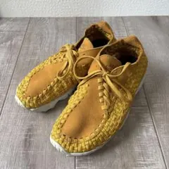 NIKE AIR FOOTSCAPE WOVEN 24cm イエロー スエード