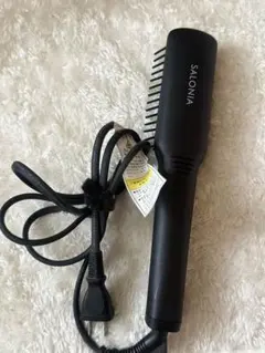 SALONIA ストレートヒートブラシスリム ブラック