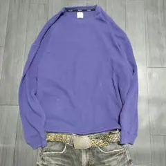 Wide Dad Dad TECH CREW PULLOVER 25AW 紫 Lのサムネイル