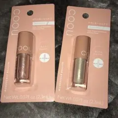 コーウ♡グリッターシャドウ二色セット　オマケ☆アイライナー