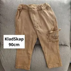 KladSkap 90cmライオン刺繍 ベージュ コットンパンツ