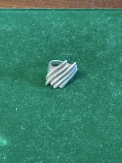 シルバー モチーフリング 波状デザイン 925