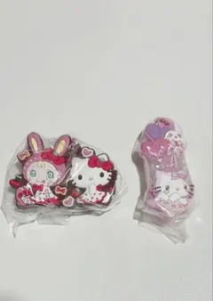 メゾピアノ　ハローキティ　ガチャ　ラバーマスコット　2個セット