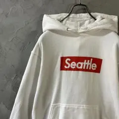 ヴィンテージ　パーカー　プルオーバー　ビッグプリント　ゆるだぼ　古着　IW26